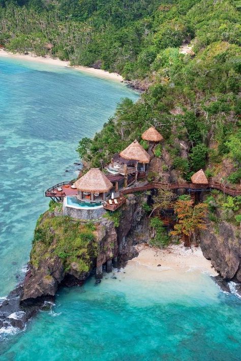 laucala island jetset christina top 10 luxury private islands Laucala Island, Fiji Resort, Private Island Resort, Exotic Places, Island Resort, Vacation Places, Alam Yang Indah, Vanuatu, On The Edge