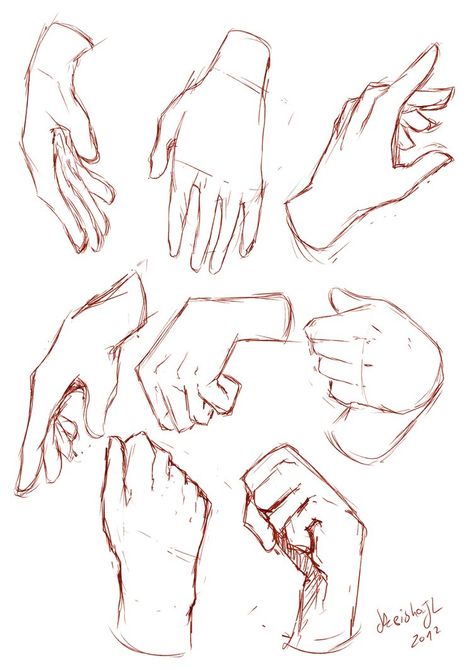 Drawing Hands, Anime Hands, Hand Drawing Reference, Anatomy Sketches, Hand Reference, 캐릭터 드로잉, Anatomy Drawing, Hand Sketch, Figure Drawing Reference