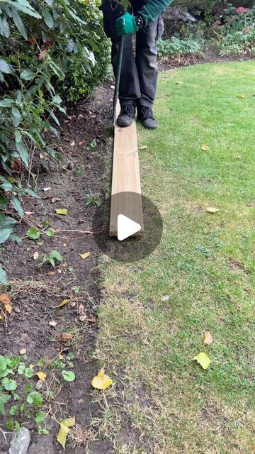 Interstellar Cornfield, Cornfield Chase, Edging Lawn, Plank Of Wood, Transformation Tips, Patio Edging, Wood Edging, Flower Bed Edging, Lawn Design