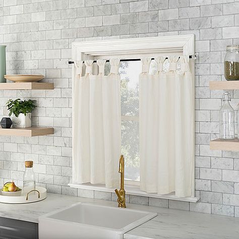 Archaeo Sarro 2-pc. Tab Top Window Tier - JCPenney Cafe Curtains Kitchen Tension Rod, Bathroom Curtains Window Small Bed Bath & Beyond, Farmhouse Bathroom Window Curtains Bed Bath & Beyond, Short Curtains Bedroom Over Radiator, Target Cafe Curtains, Beachy Cafe Curtain, Kitchen Curtains Ikea, Kitchen Window Curtains Modern Overstock, Curtains And Blinds Together Kitchen