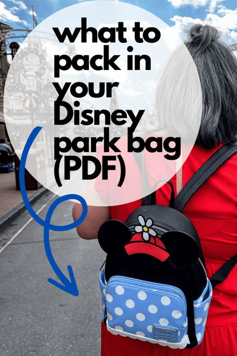 What To Pack In Disney Backpack, Theme Park Backpack Essentials, Disney Day Bag Essentials, Packing Snacks For Disney, Disney Day Bag Packing Lists, Best Bag For Disneyland, Disney World Tips And Tricks Packing, Best Bags For Disneyland, Theme Park Food Packing