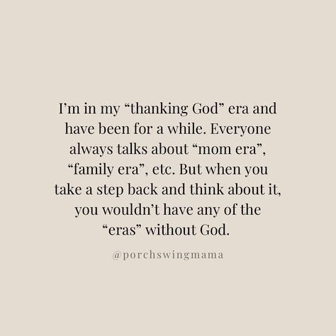 Perspective is everything. You would not have these “eras” without God. Don’t forget to thank Him for how far you’ve come and all of the blessings in your life. 🤎 #faith #thankgod #blessings #christianmom #thankful #toddlermom #momera #family Thankful For Those In My Life, God And Me Quotes, Thankful For Gods Protection, Family Quotes Blessed My Life, Thankful For Parents Quotes, Holidays Without Family Quotes, Blessing Quotes Thankful, My Family Is Everything Quotes, Thank You Family Quotes