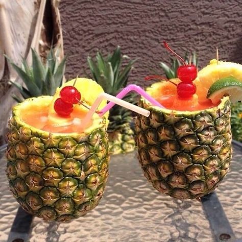 Pineapple Drinks, Tipsy Bartender, Cocktail Serving, White Rum, Dark Rum, Mai Tai, Coconut Rum, Triple Sec, Alcohol Drink Recipes