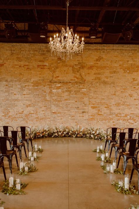 ground arch of florals Rugs At Weddings, Ceremony Space Decor, Wedding Ceremony Backdrop Indoor, Ceremony Decorations Indoor, Wedding Chapel Ideas, Ceremony Backdrop Indoor, Wedding Ceremony Decorations Indoor, Fall Garden Wedding, Ceremony Candles