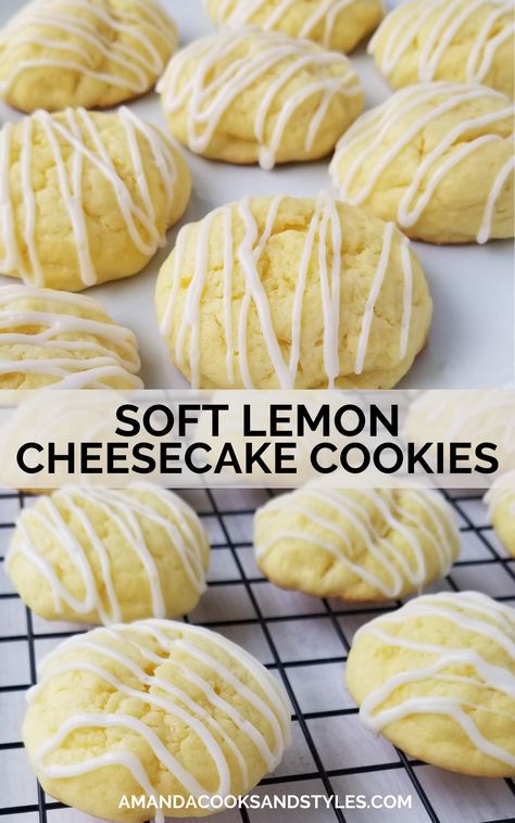 Lemon Cream Cheese Cookies Recipes, Soft Batch Lemon Cream Cheese Cookies, Lemon Cream Cheese Cookies 12 Tomatoes, Soft Batch Glazed Lemon Cream Cheese Cookies, Lemon Cookies With Ricotta Cheese, Lemon Desserts With Cream Cheese, Lemon Cookies With Cream Cheese Frosting, Homemade Lemon Cookies, Moist Lemon Cookies