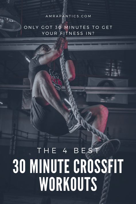 Only got 30 minutes for your workout? Want to make gains quick? Check out our favourite 30 minute CrossFit Workouts to get you fitter faster! 30 Minute Crossfit Workout, Crossfit Training Workouts, Emom Crossfit Workouts, You Go I Go Workout, Crossfit Hiit Workouts, Crossfit Circuit Workout, Cardio Crossfit Workout, Full Body Crossfit Workout Gym, Fun Crossfit Workouts