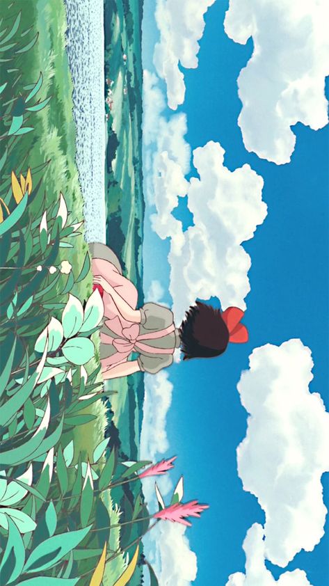 Kiki Studio Ghibli Wallpaper, Studio Ghibli Films, Art Studio Ghibli, Studio Ghibli Background, Ghibli Artwork, Studio Ghibli Movies, Japon Illustration, Phone Theme, Studio Ghibli Art