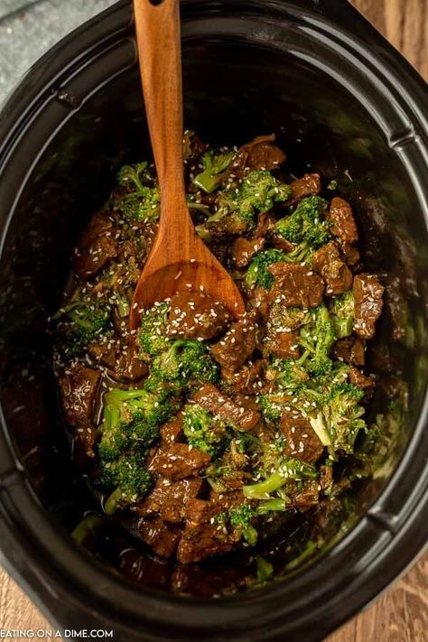 Beef and Broccoli Crock Pot Recipe is a great meal that is tasty and easy. Forget take out when you can enjoy tender beef and broccoli in the slow cooker. Crockpot Recipes Ground Beef, Crock Pot Beef And Broccoli, Slow Cooker Beef And Broccoli, Crockpot Beef And Broccoli, Easy Beef And Broccoli, Recipes Ground Beef, Crock Pot Beef, Beef And Broccoli, Broccoli Recipe