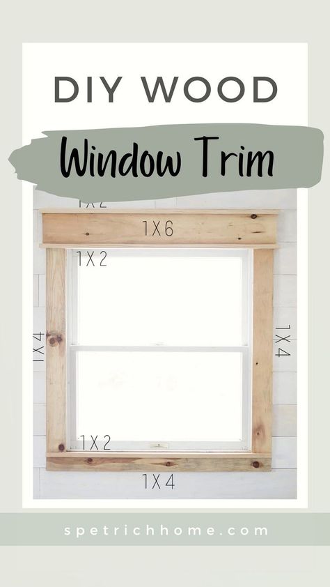 Looking for an easy and beginner-friendly DIY project to spruce up your interior? Check out our DIY Window Trim Ideas! From simple wood strips to intricate designs, we have something for everyone. In no time at all, you can transform the look of your windows and add a personal touch to your home. Please visit us for more DIY Home Projects and Beginner-Friendly Woodworking Projects! Adding Window Trim, Simple Window Trim, Window Trim Ideas Interior, Wood Window Trim, Window Trim Ideas, Diy Window Frame, Farmhouse Window Trim, Craftsman Style Trim, Diy Window Trim