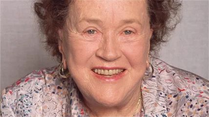 Julia Child smiles in close-up Best Sauteed Mushrooms, Child Genius, Julia Childs, Michael Symon, Turkey Recipe, Sauteed Mushrooms, Cake Tasting, Julia Child, Tasting Table