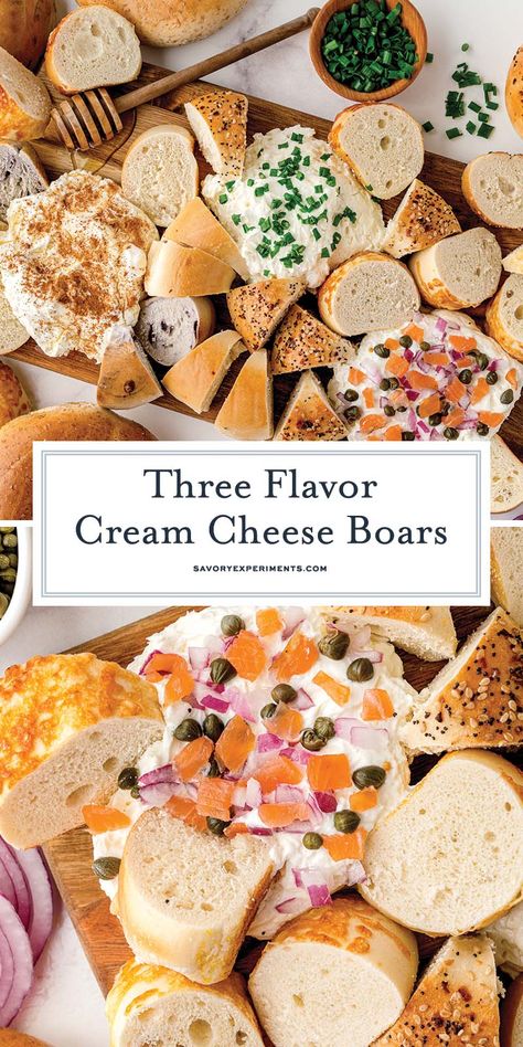 Cream Cheese Boards Charcuterie, Bagel And Cream Cheese Board, Cream Cheese Charcuterie Board Ideas, Butter Cream Board, Cream Cheese Butter Board Ideas, Cream Cheese Board Charcuterie, Cream Cheese Charcuterie Board, Cream Cheese Board Ideas, Savory Cream Cheese Recipes