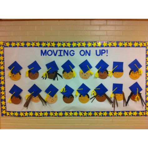 Pre-K Graduation Bulletin Board Ideas For Graduation, Bravo Board, Graduation Bulletin Board, Prek Graduation, Kindergarten Bulletin Boards, Graduation Boards, Pre K Graduation, Preschool Bulletin, Graduation Art