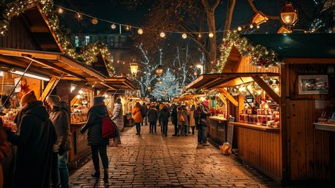 Festive Market Bustle: Visitors wander through a vibrant #ChristmasMarket, illuminated by warm lights and festive decorations. #Christmas #EveningVibes #WarmLights #HolidayCheer #WinterWonderland #AIArt #AIPhoto #StockCake ⬇️ Download and 📝 Prompt 👉 https://stockcake.com/i/festive-market-bustle_159019_22122 Christmas Market Photography, Christmas Market Stall, Holiday Shoot, York Christmas, Festival Photography, Christmas In Europe, Sparkling Lights, Winter Festival, Holiday Market