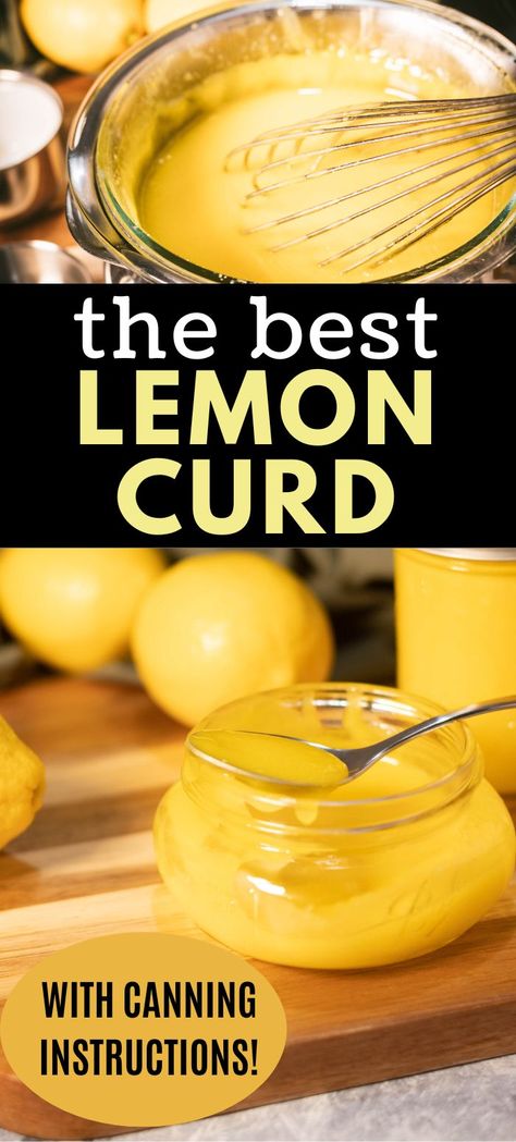 Easy Lemon Curd, Homemade Lemon Curd, Lemon Curd Recipe, Lemon Dessert Recipes, Curd Recipe, Lemon Desserts, Jams & Jellies, Lemon Recipes, Free Range