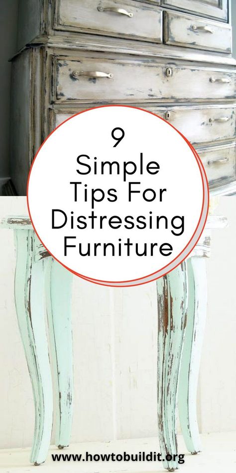 Refurbished Furniture Diy, Distressing Furniture, Distressed Furniture Diy, Distressed Dresser, Distressed Furniture Painting, Diy Furniture Flip, Bedroom Furniture Makeover, Diy Chalk Paint, Distressed Furniture