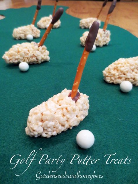 Golf Snacks Ideas, Golf Balloon Decorations, Caddy Shack Theme Party, A Hole In One First Birthday, Golf Themed Centerpieces Ideas, Golf Themed Food, Golf Baby Shower Ideas, Golf Decorations, Golf Gender Reveal