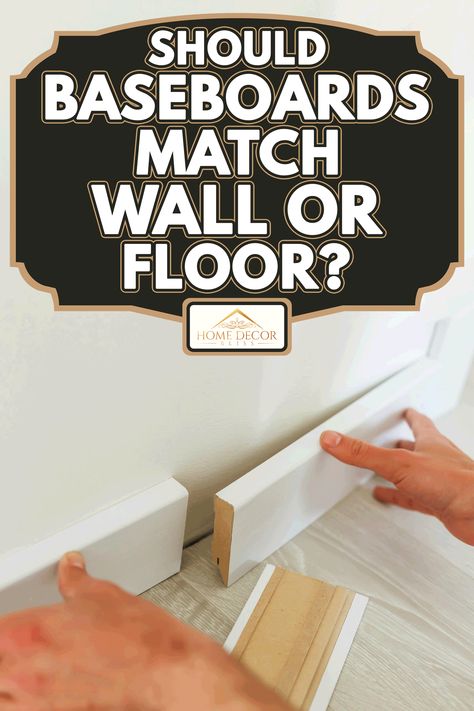 Baseboards Match Wall Color, Flooring Trim Baseboards, Wood Floor Trim Ideas Baseboards, Matching Baseboards And Walls, Bathroom Floor Trim Ideas, Bathroom Tile Baseboard Ideas, 2024 Baseboard Trends, Baseboard Trends 2023, Baseboards And Trim Same Color As Wall