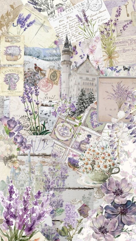 Purple dreams #purple #castle #fairytale #vintage #flowers #butterfly #lavender Purple Castle, Castle Fairytale, Toxic Positivity, Purple Aesthetic Background, Butterfly Dragonfly, Vintage Lavender, Purple Flowers Wallpaper, Pretty Wallpapers Tumblr, Flowers Butterfly