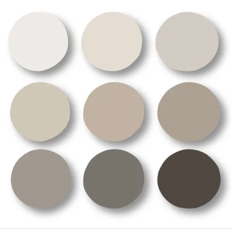 Taupe Color Schemes, Taupe Color Palettes, Taupe Bathroom, Beige Wall Colors, Taupe Paint Colors, Taupe Bedroom, Wall Color Ideas, White Wall Bedroom, Taupe Paint