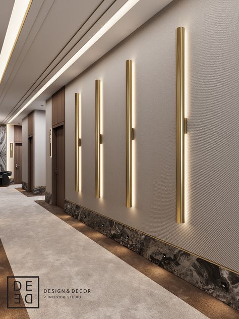 DE&DE/Boutique hotel and restaurant design on Behance Hotel Corridor, Hotel Hallway, Lobby Interior Design, Corridor Design, Hallway Design, Interior Design Photography, Lobby Interior, Hotel Interior Design, Lobby Design