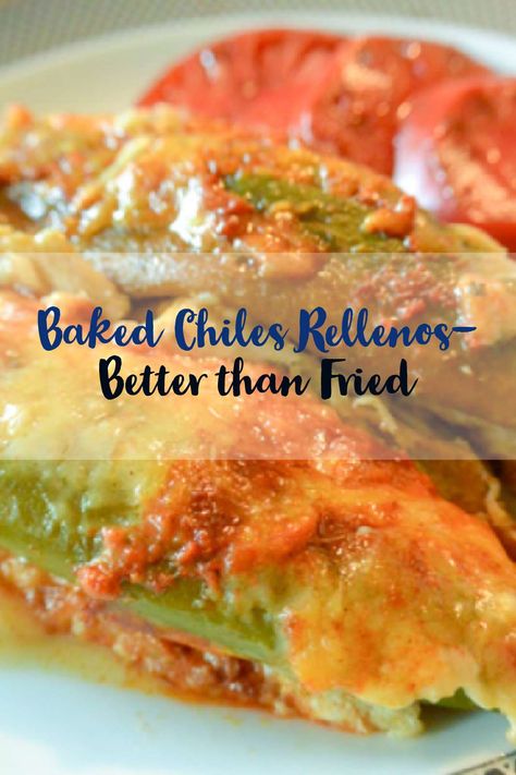 Oven Baked Chili Rellenos, Chille Relleno Recipe Easy Baked, Baked Chili Rellanos Recipe, How To Make Chile Rellenos, Chilli Rellenos Recipe, Baked Chile Relleno, Baked Chili Relleno, Chile Rellenos Recipe, Air Fryer Chili Relleno Recipe