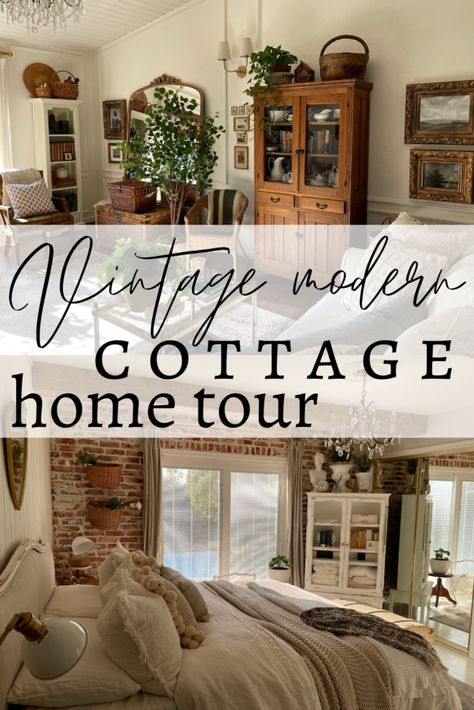 Interior Cottage, Modern Cottage Homes, Estilo Cottage, Cottage House Interior, English Cottage Decor, Cottagecore Home, Interior Design Per La Casa, Cottage Style Home, Interior Vintage