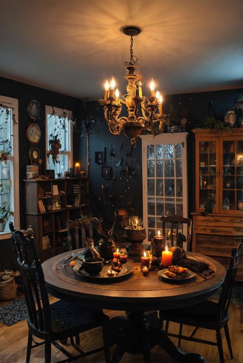 Fall Furniture , Autumn Cozy Fall ,Decor Easy Fall ,
Decor Neutral Fall ,Decor Fall ,Decor Inspiration ,Fall Decor Ideas Witchy Dining Room, Witchy Interior, Mystical Room, Witchy Elements, Small Dinner Table, Fall Bathroom Decor Ideas, Fall Apartment Decor, Modern Cabinet Hardware, Ad Inspiration