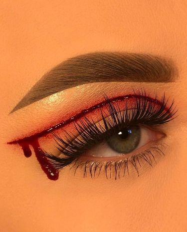 Holoween Idea Makeup, Halloween Sfx Makeup Men, Easy Halloween Makeup Devil, Glamour Halloween Makeup, Easy Devil Makeup Halloween, Friday The 13th Makeup Looks, Easy Freddy Krueger Makeup, Scream Make Up Looks, Devil Halloween Costume Makeup