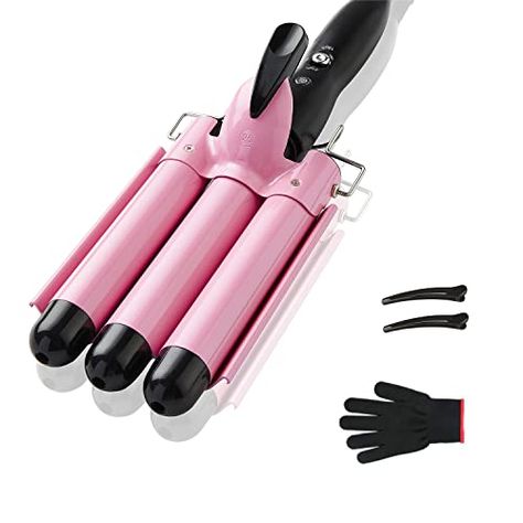 Top 18 Hair Crimpers & Wavers - Paisley & Sparrow 3 Barrel Curling Iron Hair, Three Barrel Curls, Three Barrel Curling Iron, Ceramic Hair Curler, 3 Barrel Curling Iron, Wave Curls, Crimping Iron, Best Curlers, Barrel Curling Iron