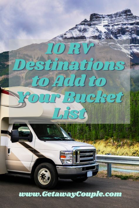 There’s no question that this country has some unbelievably breathtaking areas to experience. Grab your camper and let's go camping! These are the top 10 RV bucket list destinations! Road trip-worthy locations. Rv Destinations Road Trips, Best Rv Trips In Us, Western Us Rv Trip, Rv Travel Destinations, Travel Trailer Living, Rv Trips Planning U.s. States, Rv Trips, Rv Destination, Rv Routes U.s. States