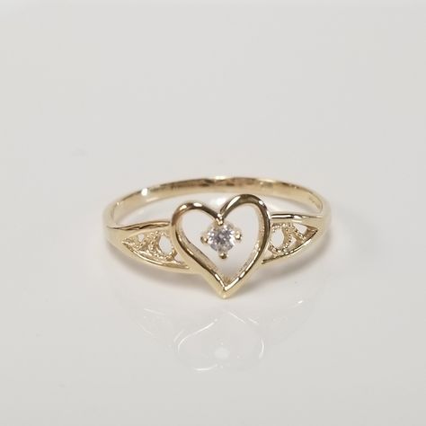 Rose gold heart