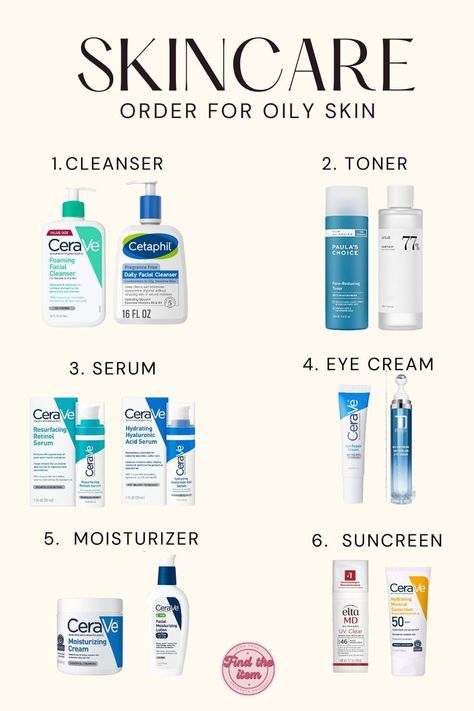 Cetaphil Face Wash, Products For Oily Skin, Oily Skin Makeup, Haut Routine, Men Skin Care Routine, Skincare For Oily Skin, Skin Care Basics, Face Skin Care Routine, Oily Skin Care Routine