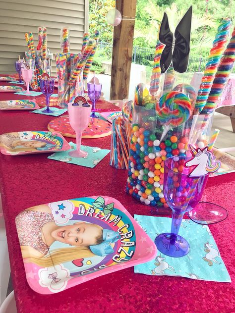 Jojo siwa birthday party Jojo Siwa Birthday Party Ideas, Jojo Siwa Birthday Party, Jojo Siwa Birthday Cake, Jojo Siwa Party, Jo Jo Siwa, Jojo Jojo, Jojo Siwa Birthday, Swim Dresses, Measurements Chart