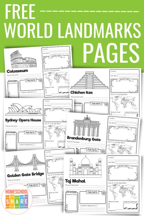 World History Worksheets Free Printable, Homeschool Country Unit Study, Homeschool World Geography, Geography Lessons Elementary, Us Geography Homeschool Free Printables, Free History Printables, 3rd Grade History Worksheets, Free Homeschool Printables 3rd Grade, 3rd Grade History Homeschool