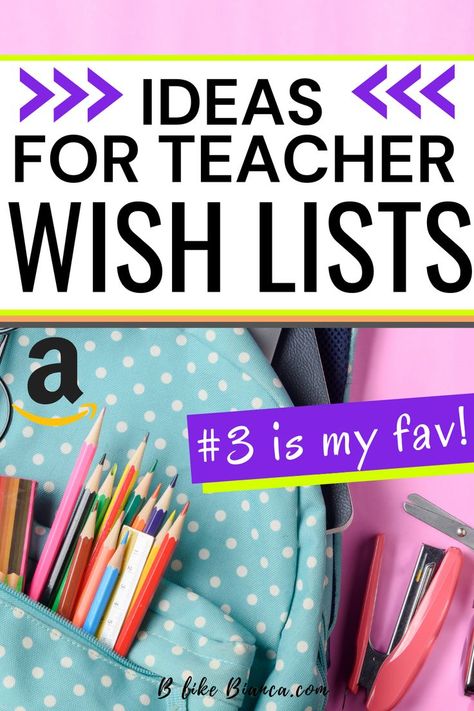 Preschool Supply List Teachers, School Supply Gifts For Teachers, Kindergarten Wish List Ideas, Preschool Wish List Ideas, Preschool Classroom Wish List Ideas, Teacher Wishlist Post, Preschool Teacher Wish List Ideas, Prek Supply List Back To School, Middle School Teacher Supplies