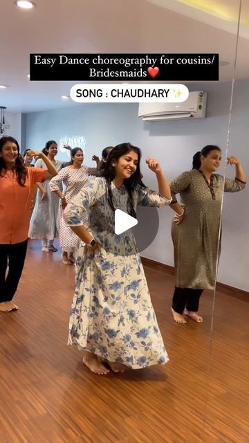 Shefali Jain✨✨ on Instagram: "Easy wedding dance choreography for family/cousins/Bridesmaids❤️ . . Song : Chaudhary @mame_khan @coke_studio" Easy Wedding Dance Moves, Navratri Story Ideas Song, Navratri Songs For Story Instagram, Festive Photo Ideas, Dance For Wedding, Dance Songs For Wedding, Simple Dance Moves, Best Dance Songs, Best Wedding Songs Dance