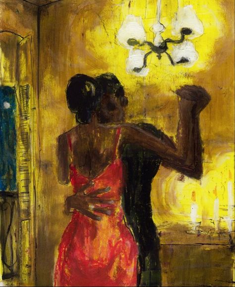 Arte Jazz, Art Black Love, Art Amour, Jazz Art, Afrocentric Art, Black Art Painting, People Dancing, Arte Inspo, Black Love Art