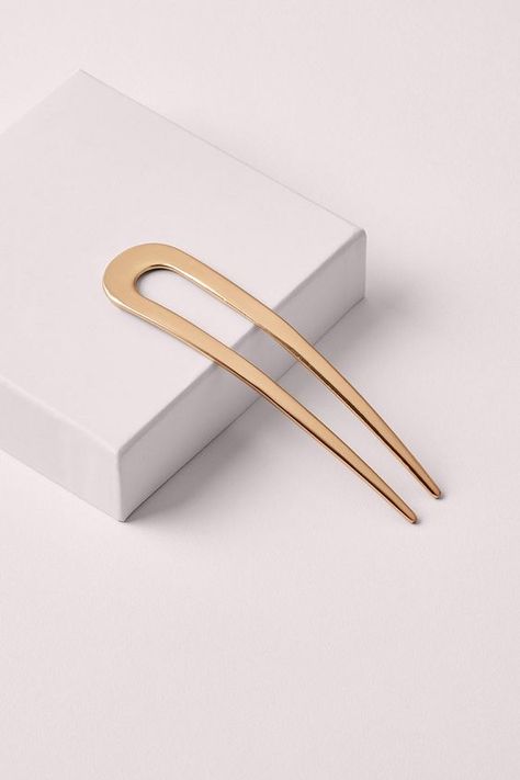 Classic Hair Pin, French Pins Hair, French Twist Hair Clip, French Twist Hair Pin, French Twist Clip, Metal Hair Pin, French Hair Clip, French Twist Pin, Hair Pin Design