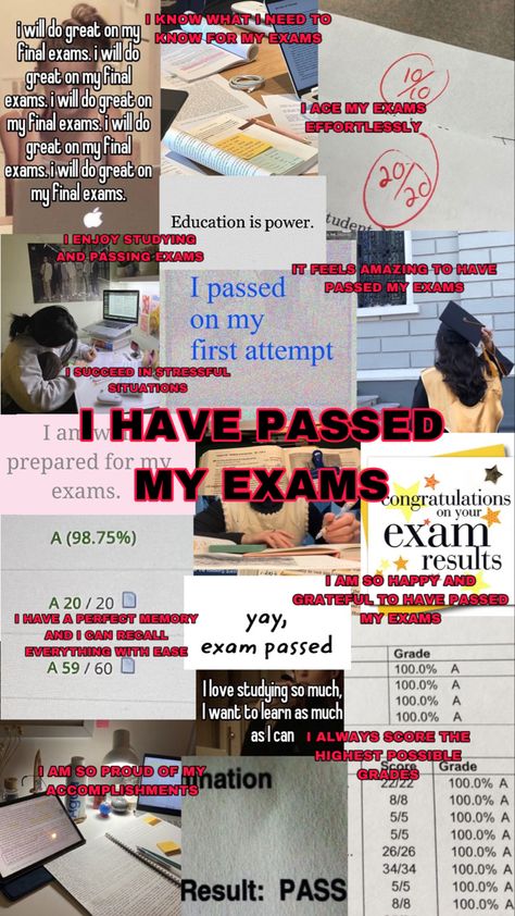 I Will Pass The Board Exam Wallpaper, Passing Score Aesthetic, Pass Grades Aesthetic, Top The Board Exam Wallpaper, 4.0 Gpa Manifestation, How To Top In Board Exam, Study Motivation Board Exam, How To Manifest Passing Exam, Passed Exam Quotes