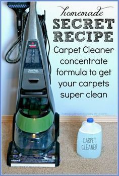 Homemade Carpet Cleaning Solution for Machines 2 Tablespoons Liquid Tide Laundry Detergent 1/4 cup Awesome cleaner (dollar store brand) 1 scoop Oxyclean (I used generic dollar store brand) 1 teaspoon Downy Fabric Softener (optional) Hot Water, one gallon Homemade Carpet Cleaner Solution, Homemade Carpet Cleaning Solution, Carpet Cleaner Solution, Do It Yourself Decoration, Cleaning Diy, Carpet Cleaner Homemade, Carpet Cleaning Solution, Cleaner Recipes, Homemade Cleaning Products