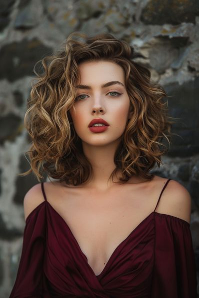 Curly Hair With Face Framing Pieces, Low Maintenance Curly Haircut, Thick Wavy Haircuts, Layered Curly Haircuts, Curly Shag Haircut, Growing Out Hair, Hair References, Long Face Haircuts, Wavy Haircuts