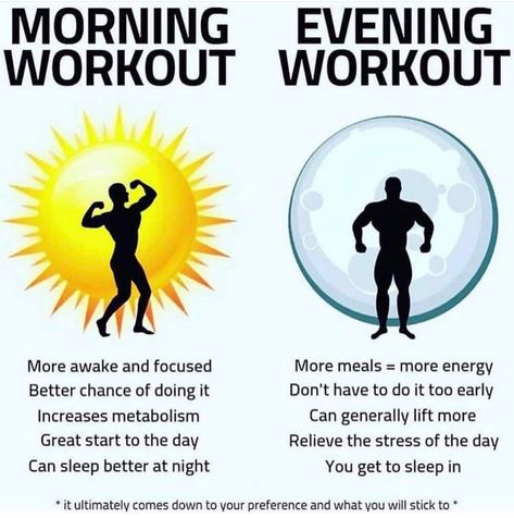 Morning Workout vs. Evening Workout 🏋🏽‍♀️ Workout In The Morning, Evening Workout, Effective Workout Routines, Cardio Routine, Increase Metabolism, Toned Abs, How To Get Sleep, Effective Workouts, Burn Belly Fat