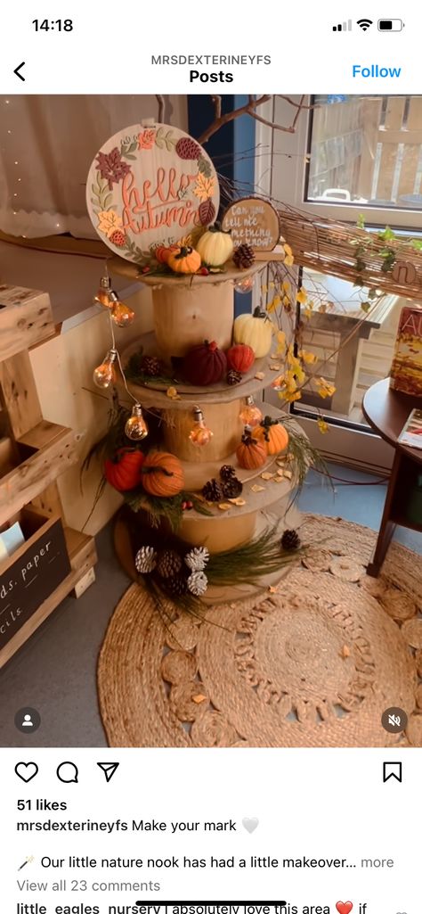 Autumn Home Corner Eyfs, Home Corner Curiosity Approach, Home Corner Eyfs, Curiosity Approach Eyfs, Autumn Preschool, Educational Leader, Dress Up Area, Reggio Emilia Classroom, Curiosity Approach