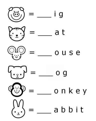 FREE Printable Word Beginnings Letter Literacy Worksheet for Preschool Writing Worksheets For Preschoolers, Phonics Tips For Parents, Phonics Activities Free Printable, Practice Letters Kindergarten, Free Printable Pre Kindergarten Worksheets, Language Preschool Activities Ideas, Preschool Activities Sheets, Spelling For Preschoolers, English Literacy Activities