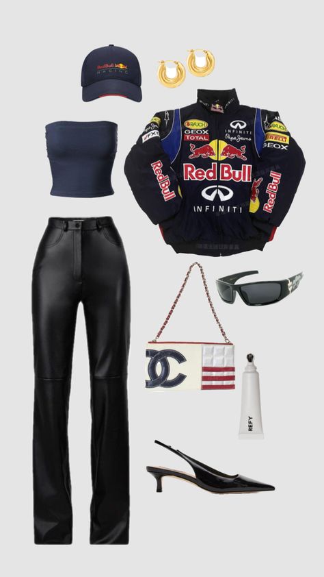 Redbull Max Verstappen, Alice Clothes, F1 Redbull, Casual Teen Fashion, Car Outfit, Race Outfit, Race Day Outfits, Cute Nike Outfits, Outfit Formulas