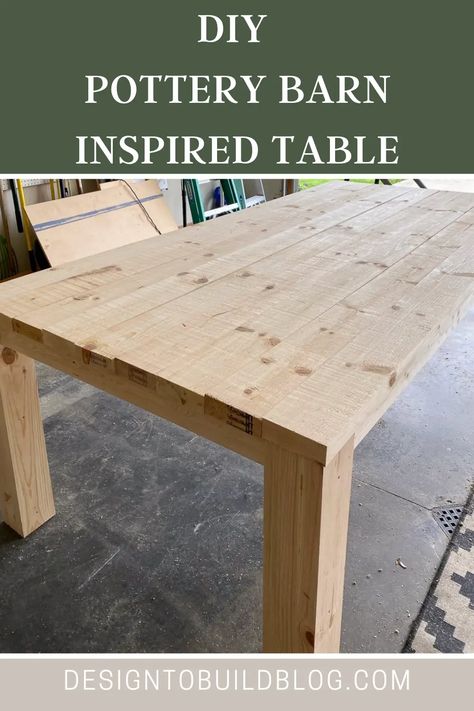 Buying a new table can be extremely expensive. This easy to follow tutorial will show you how to build a beautiful modern wood table. Save lots of money by building your own DIY dining room table. Dinning Table Diy, Outdoor Dining Table Diy, Outdoor Table Plans, Modern Wood Table, Door Dining Table, Outdoor Wood Table, Diy Patio Table, Table Build, Diy Dining Room Table