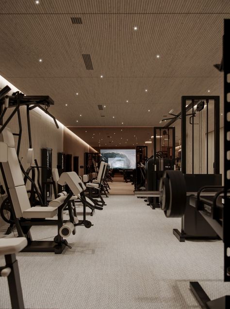 Craft & Concept | VILLA FOUNEX Private Gym, Luxury Home Gym, Dream Home Gym, Gym Design Interior, House Gym, Luxury Gym, Architecture Decoration, Gym Room At Home, Gym Interior