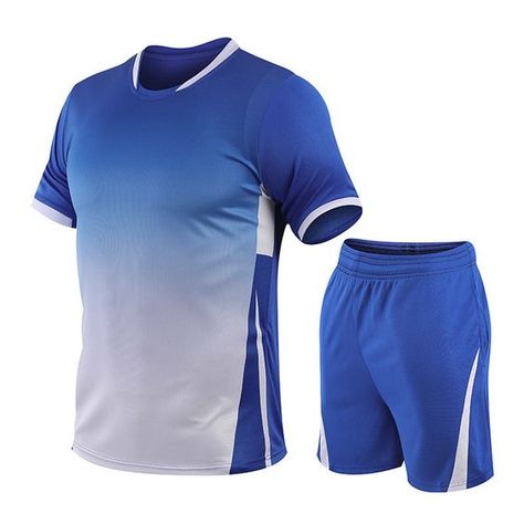 a little different from the pics but cute ! good quality Summer Gradient, Suit Man, Mens Compression, Suit Men, Summer Plus Size, Compression Shirt, Plus Size Shorts, Sports Suit, Loose Shorts