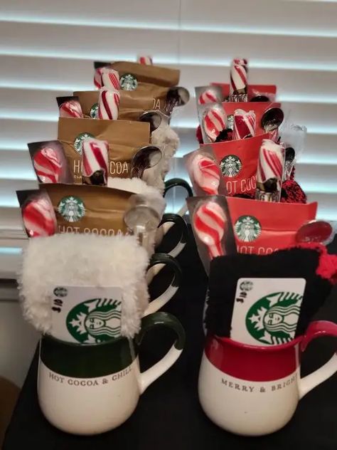 75+ Gorgeous DIY Christmas Gift Basket Ideas for Women - HubPages Small Co Worker Christmas Gifts Cute Ideas, Unisex Basket Gift Ideas, Xmas Mug Gift Ideas, Kitchen Christmas Gifts Ideas, Small Gift Ideas For Friends Christmas, Holiday Hot Cocoa Gift Ideas, Cheap Gifts For Friends Christmas, Cute Cheap Christmas Gifts For Friends, Cute Gift Ideas For Coworkers