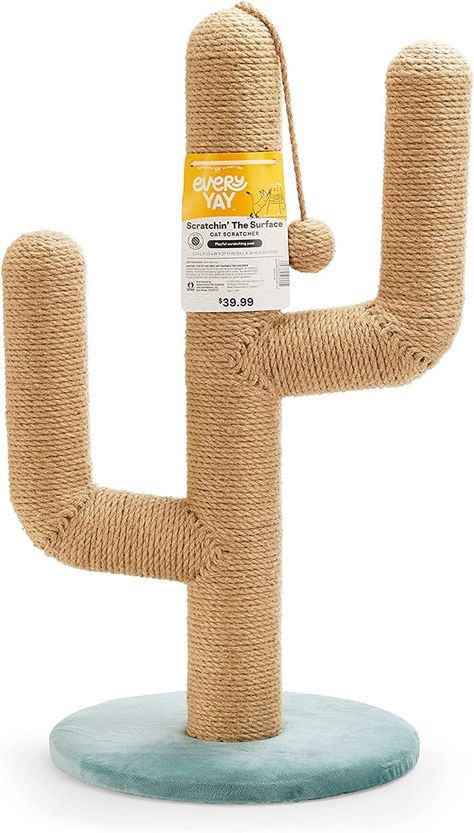 This Cat Scratch Post is very well made. Great in size and would make a great addition to any Cat or Kittens room! Cactus Cat Scratcher, Cat Scratch Post, Cactus Cat, Cat Scratch, Aesthetic Cat, Sisal Rope, Cat Scratching Post, Natural Sisal, Cat Scratcher